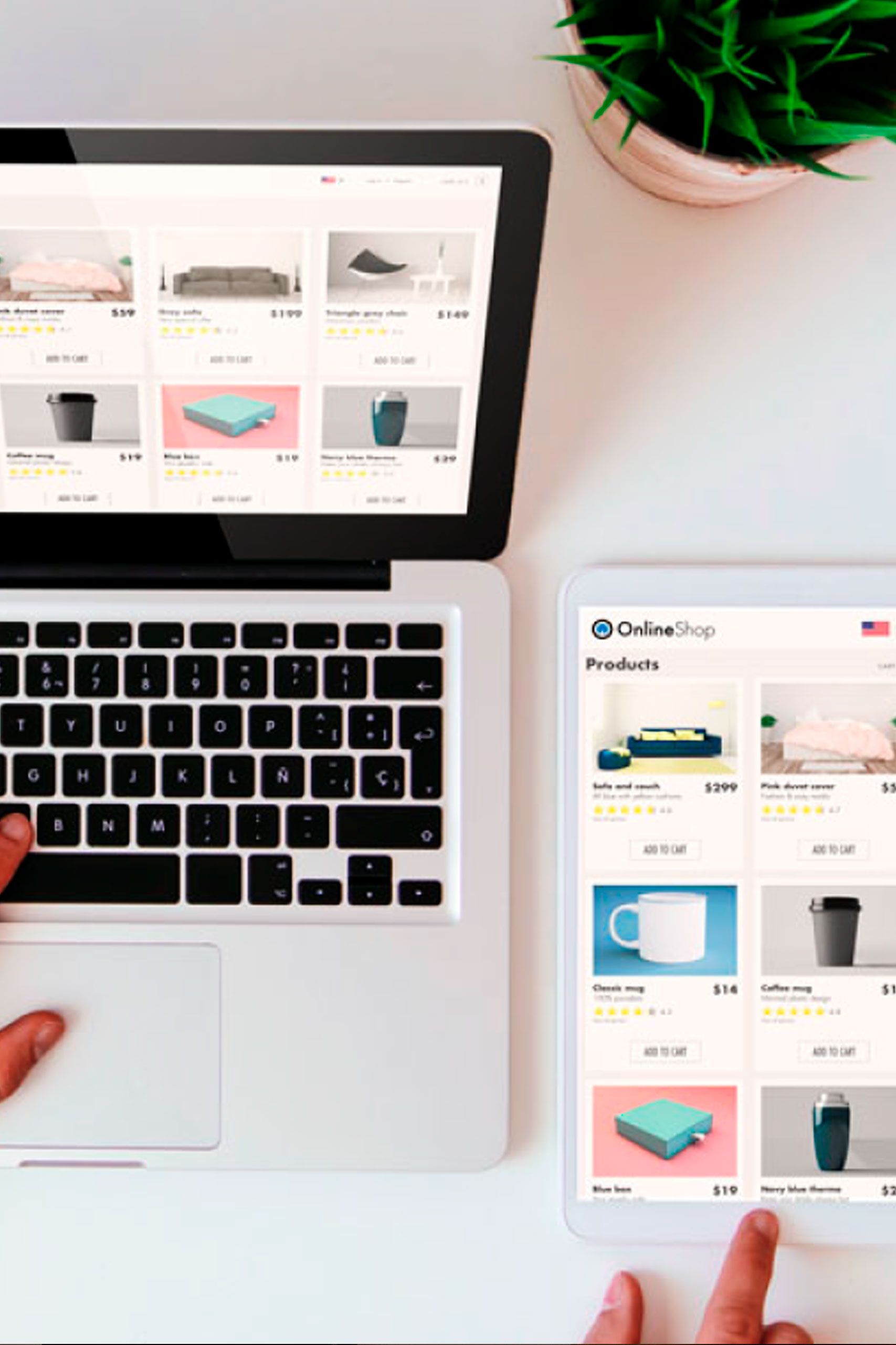 Tienda en línea, vende productos y servicios en cualquier momento y lugar, tienda en línea, e-comerce, carrito de compras, catálogo de productos